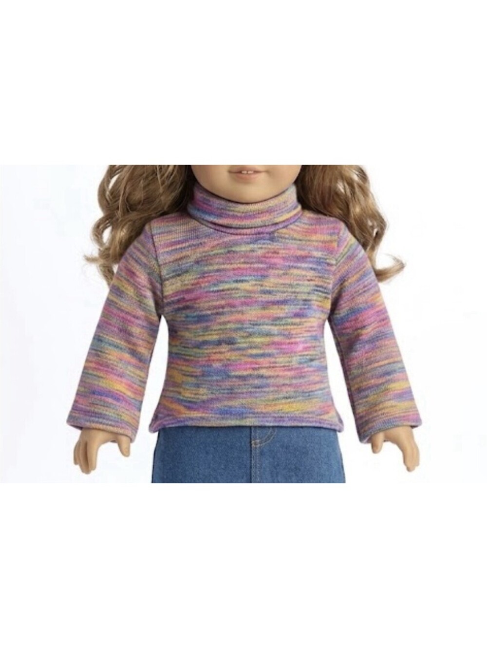 (RA) American Girl Doll Julie Original Meet Outfit Turtleneck Shirt Top Retired